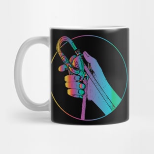 tight knot climbing rock Mug